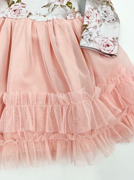 Sukienka dziewczęca wizytowa z opaską