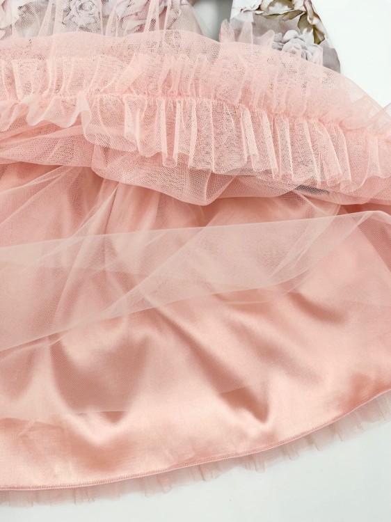 Sukienka dziewczęca wizytowa z opaską