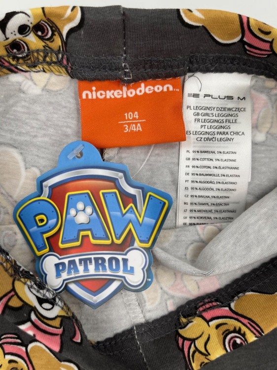 Legginsy Psi Patrol szare