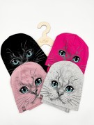 Komplet czapka plus komin KOT