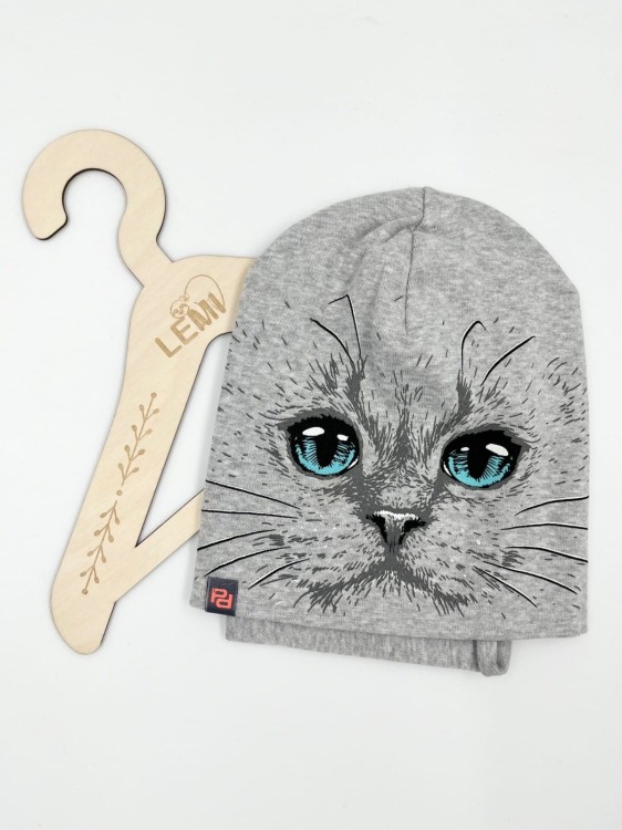 Komplet czapka plus komin KOT