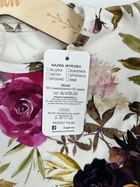 Sukienka kwiaty Chrisma