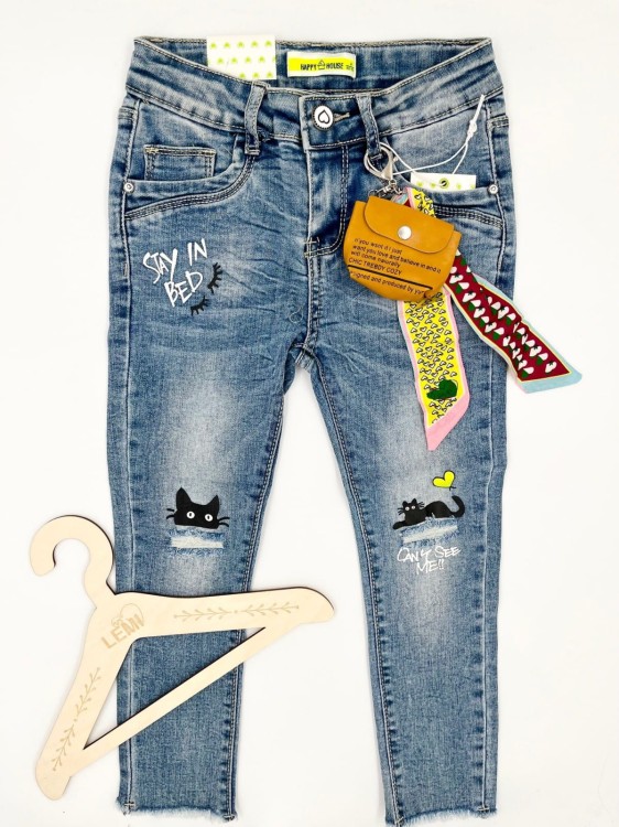 Spodnie dżinsowe dziewczęce KOT