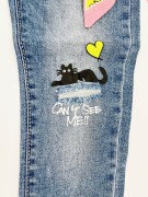 Spodnie dżinsowe dziewczęce KOT