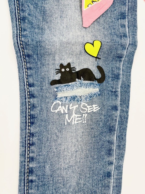 Spodnie dżinsowe dziewczęce KOT