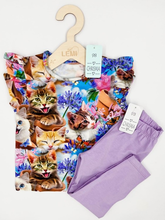 T-shirt dziewczęcy KOTKI Chrisma