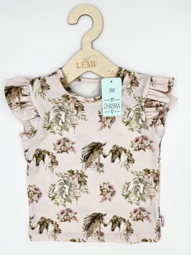T-shirt dziewczęcy KONIE Chrisma