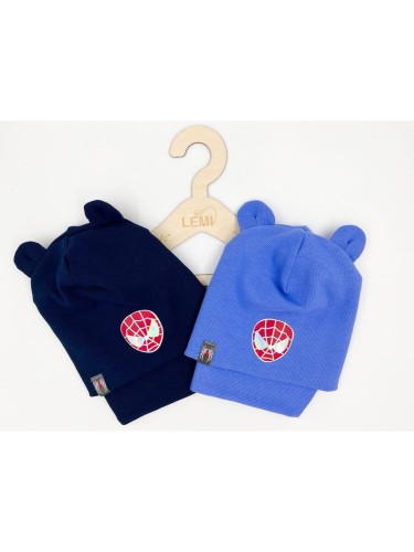 Komplet prążek czapka plus komin Spiderman