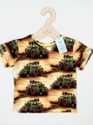 T-shirt chłopięcy TRAKTORY ŻÓŁTE Chrisma