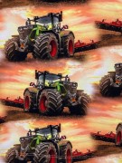 T-shirt chłopięcy TRAKTORY ŻÓŁTE Chrisma