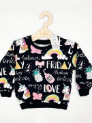 Bluza dziewczęca CZARNA Chrisma