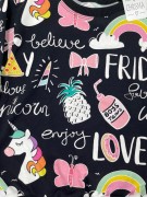 Bluza dziewczęca CZARNA Chrisma