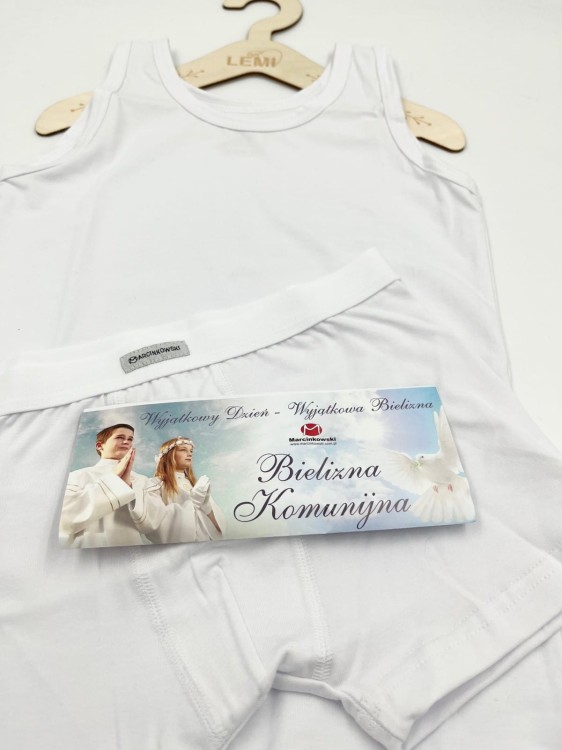 Komplet bielizny chłopięcej komunijnej Marcinkowski