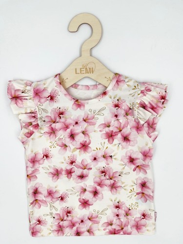 T-shirt dziewczęcy DROBNE KWIATKI Chrisma