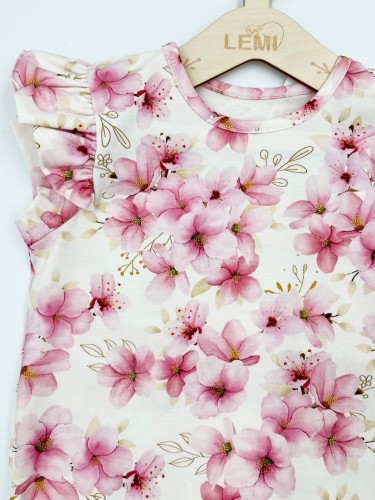 T-shirt dziewczęcy DROBNE KWIATKI Chrisma