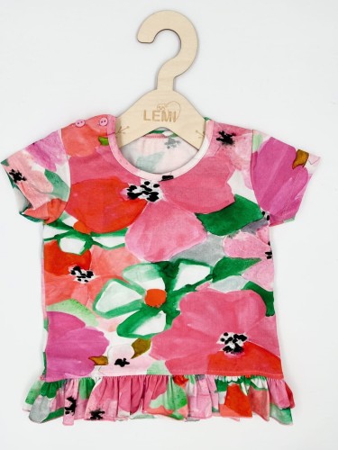 T-shirt z falbanką AIPI