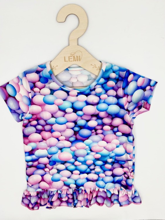 T-shirt z falbanką AIPI