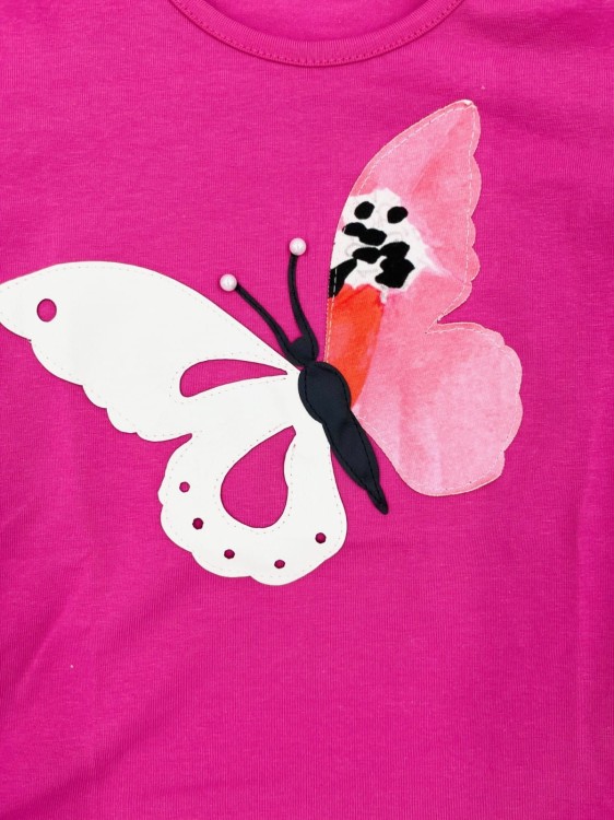 T-shirt z falbanką AIPI