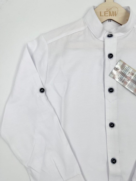 Koszula chłopięca ze stójką