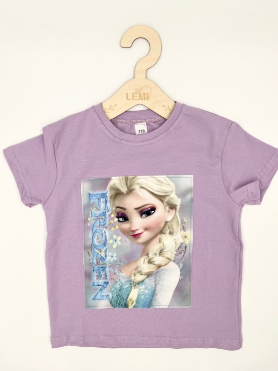 T-shirt dziewczęcy Kraina Lodu