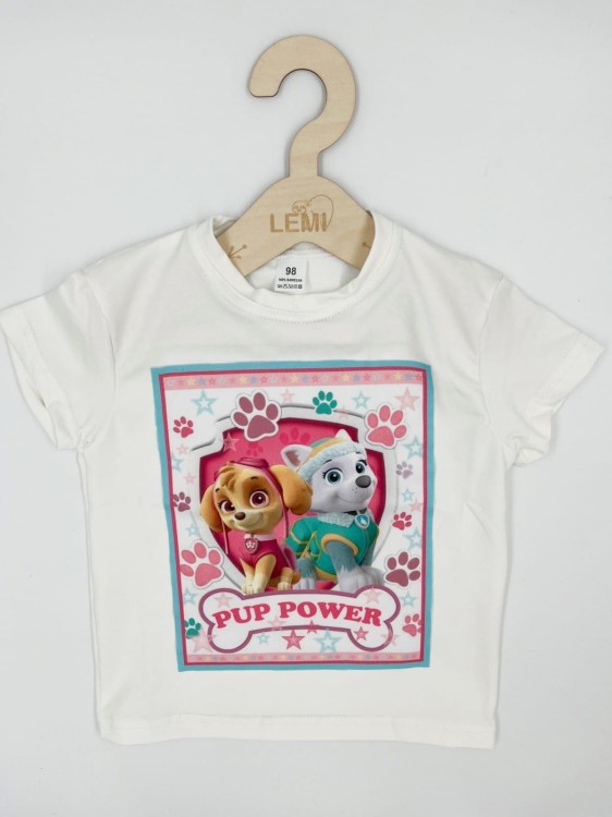 T-shirt dziewczęcy Psi Patrol