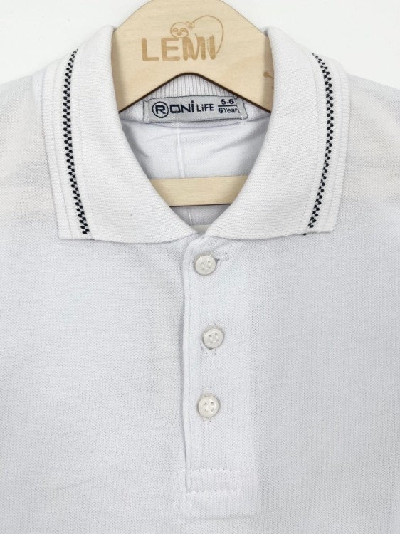 T-shirt polo chłopięcy