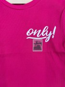 Top dziewczęcy prążek