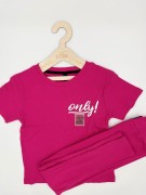 Top dziewczęcy prążek