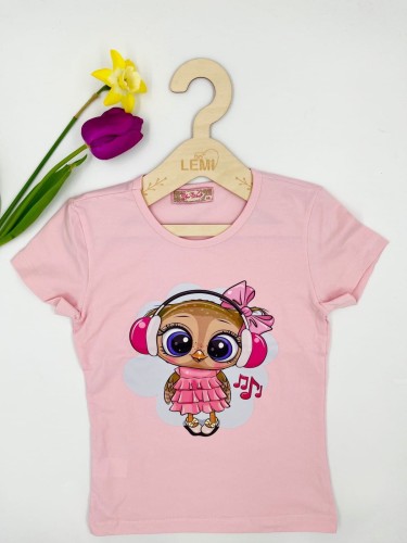 T-shirt dziewczęcy SOWA