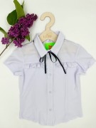 Bluzka elegancka z tasiemką Jantex