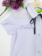 Bluzka elegancka z tasiemką Jantex