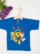 T-shirt chłopięcy Psi Patrol niebieski