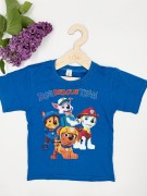 T-shirt chłopięcy Psi Patrol niebieski