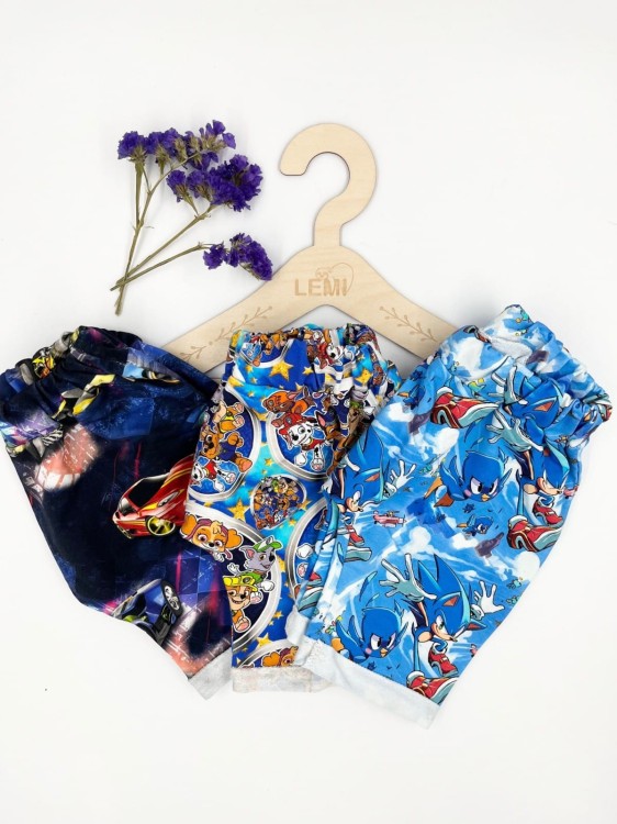 Szorty chłopięce cyfrowy nadruk