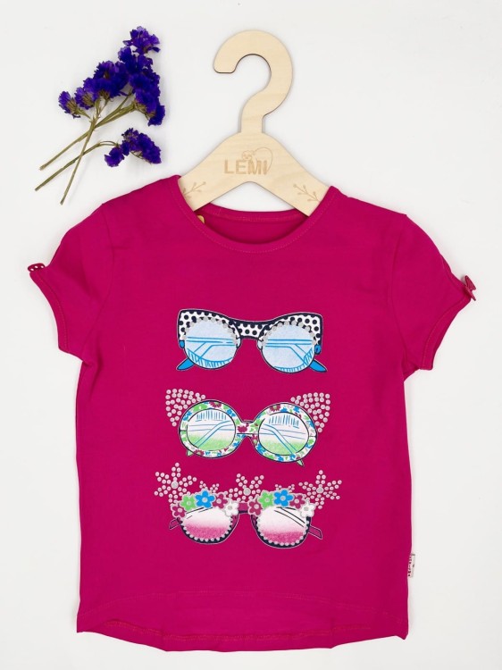 T-shirt dziewczęcy OKULARY Chrisma