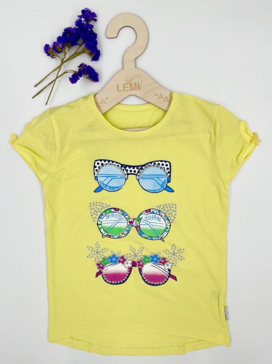 T-shirt dziewczęcy OKULARY Chrisma