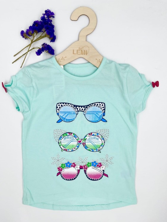 T-shirt dziewczęcy OKULARY Chrisma