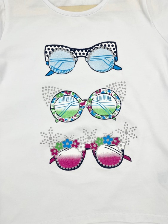 T-shirt dziewczęcy OKULARY Chrisma