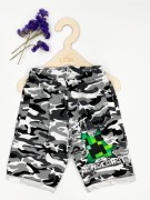 Szorty chłopięce moro Minecraft