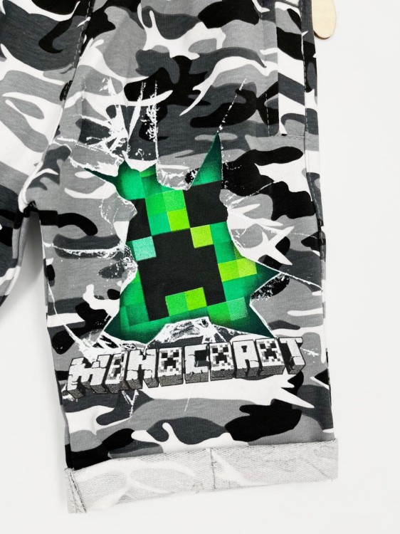 Szorty chłopięce moro Minecraft
