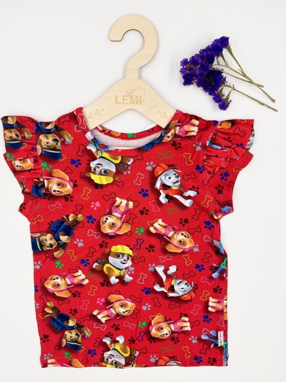 T-shirt dziewczęcy Psi Patrol Chrisma