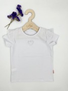 T-shirt dziewczęcy biały AIPI