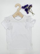 T-shirt dziewczęcy biały AIPI