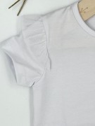 T-shirt dziewczęcy biały AIPI