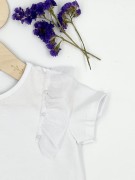 T-shirt dziewczęcy biały AIPI