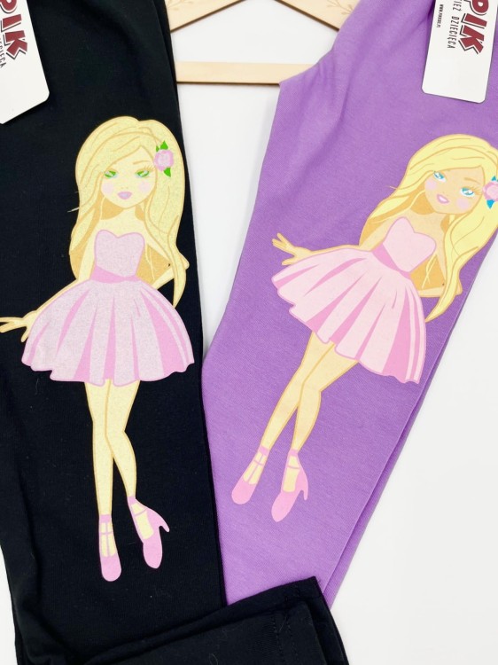 Legginsy dziewczęce BARBIE PIK