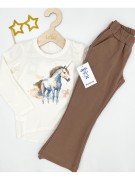 Spodnie dziewczęce dzwony BAMBOLA