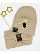 Komplet czapka plus komin MUCHA