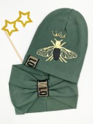 Komplet czapka plus komin MUCHA