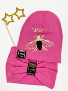 Komplet czapka plus komin MUCHA